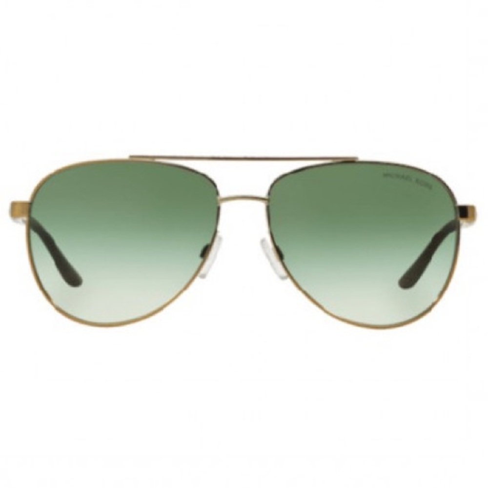 Michael Kors Gradient Hvar MK5007-10432L-59 Gold Aviator Sunglasses